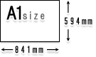 A1TCYʐ^vg 594mm~841mm